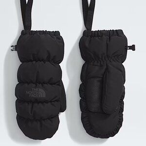 North Face Montana Puffer Mitts Snow Gloves Women Black